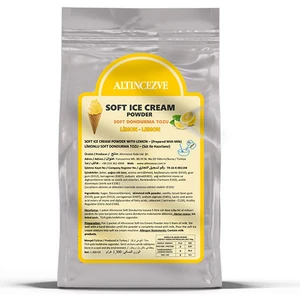Soft Dondurma Tozu Limonlu 1.300 gr - 5l (Süt)