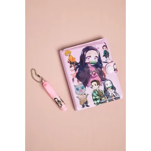 Piraye Gift Demon Slayer Mini Defter Kalem Set