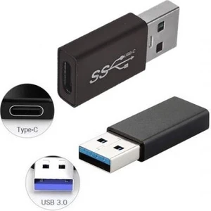 Polham USB 3.0 To Type C Dönüştürücü Typce Girişi USB Dönüştürücü Hızlı Veri Transferi Otg Çevirici