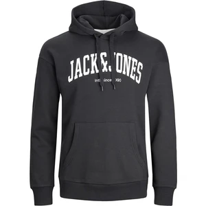 Jack & Jones Hood Josh Erkek Siyah Kapüşonlu Sweatshirt