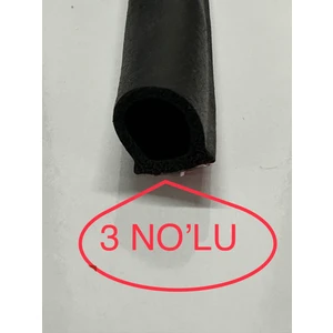 Bantlı D Kapı Fitili, D Sünger Fitil, 3 Nolu Fitil, 1 Metre (16*16)