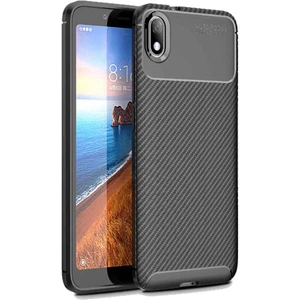 Smart Tech Xiaomi Redmi 7A Karbon Desenli Negro Silikon Kılıf
