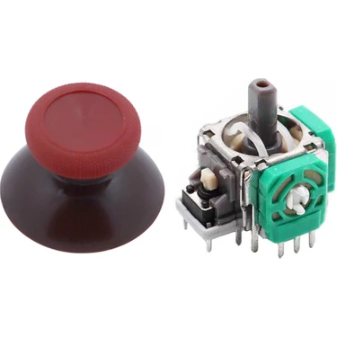Pop Konsol XBOX One Analog Motor Topuz Seti 1+1 One - One S/X - Series S/X Uyumlu Kırmızı