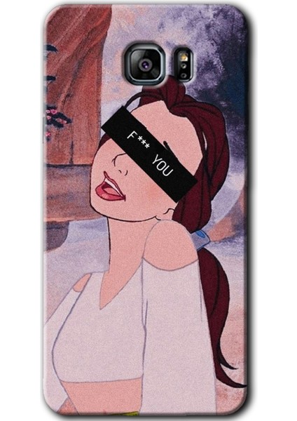 Galaxy Note 5 Kılıf Hd Desen Baskılı Arka Kapak - Bad Girl