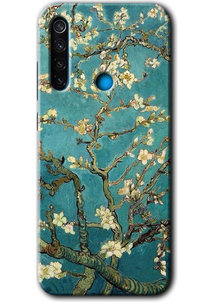 Redmi Note 8 Kılıf Hd Desen Baskılı Arka Kapak + Esnek Nano Cam - Almond Blossom