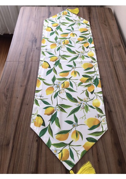 Limon Desenli Runner