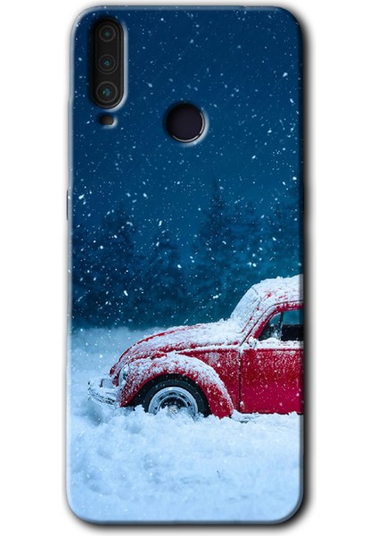 General Mobile Gm 10 Kılıf Hd Desen Baskılı Arka Kapak - Karlı Vosvos