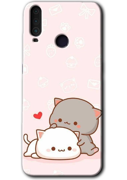 General Mobile Gm 10 Kılıf Hd Desen Baskılı Arka Kapak - Kedi Aşkı