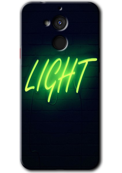 General Mobile Gm 8 Kılıf Hd Desen Baskılı Arka Kapak - Neon Inscription