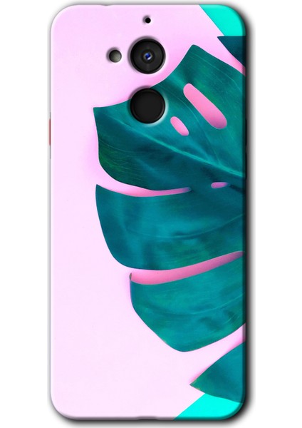 General Mobile Gm 8 Kılıf Hd Desen Baskılı Arka Kapak - 3D Yaprak
