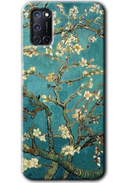 Oppo A72 Kılıf Hd Desen Baskılı Arka Kapak - Almond Blossom