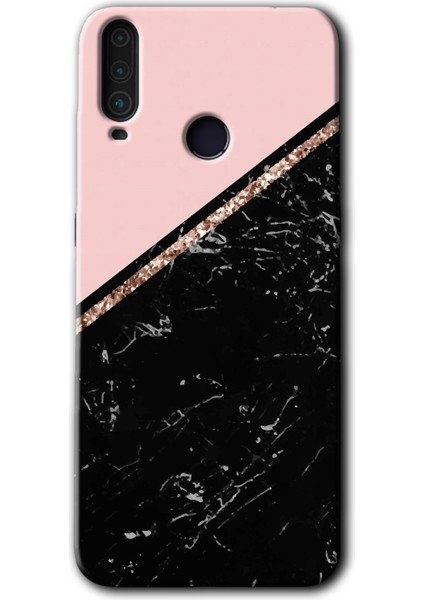 General Mobile Gm 10 Kılıf Hd Desen Baskılı Arka Kapak - Yarım Mermer