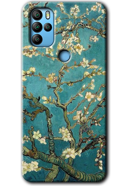 General Mobile Gm 21 Pro Kılıf Hd Desen Baskılı Arka Kapak - Almond Blossom