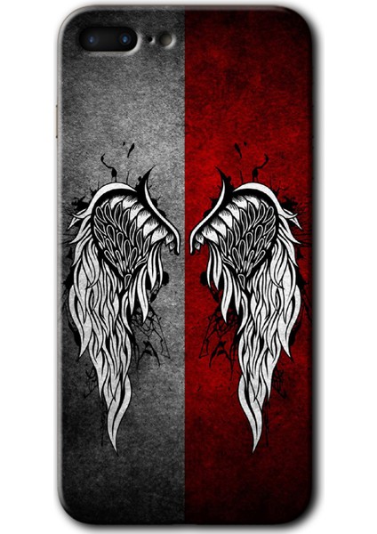 iPhone 8 Plus Kılıf Hd Desen Baskılı Arka Kapak - Lucifer