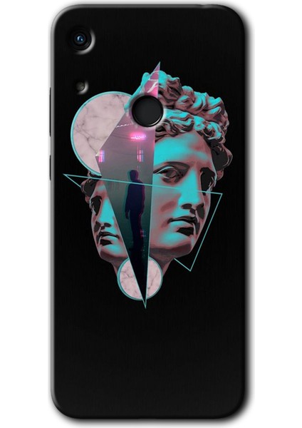 Huawei Y6S Kılıf Hd Desen Baskılı Arka Kapak + Esnek Nano Cam - Heykel