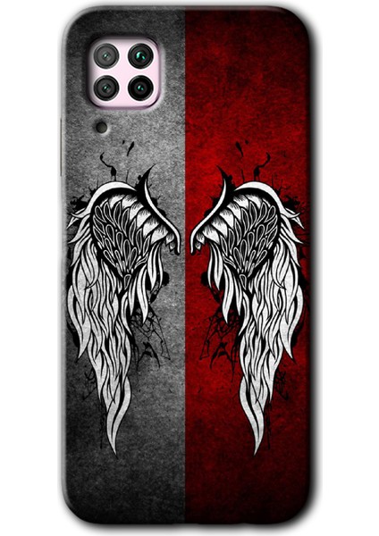 Huawei P40 Lite Kılıf Hd Desen Baskılı Arka Kapak - Lucifer