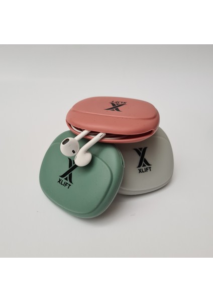Earpods Taşıma Kılıfı | Kulak içi kulaklıklar için silikon taşıma çantası | Tüm kablolu kulaklıklara uyumlu pratik silikon case (Gri) fiyatları