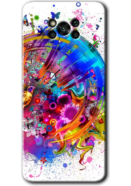 Poco X3 Pro Kılıf Hd Desen Baskılı Arka Kapak - 4K Clock