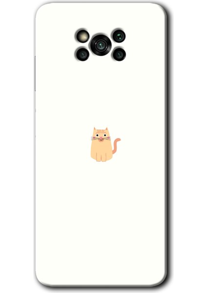 Poco X3 Pro Kılıf Hd Desen Baskılı Arka Kapak - Cat Minimalism
