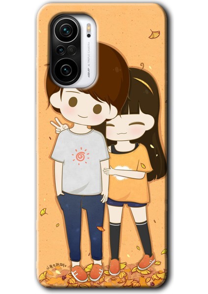 Poco F3 Kılıf Hd Desen Baskılı Arka Kapak + Kırılmaz Cam - Şıpsevdi Çift