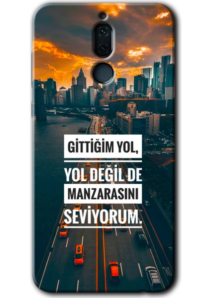 Huawei Mate 10 Lite Kılıf Hd Desen Baskılı Arka Kapak + Kırılmaz Cam - Manzara Seviyorum