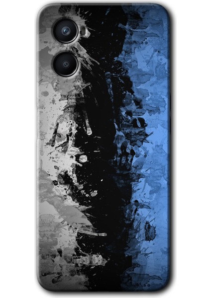 Oppo A96 Kılıf Hd Desen Baskılı Arka Kapak + Esnek Nano Cam - Abstract Wallpaper