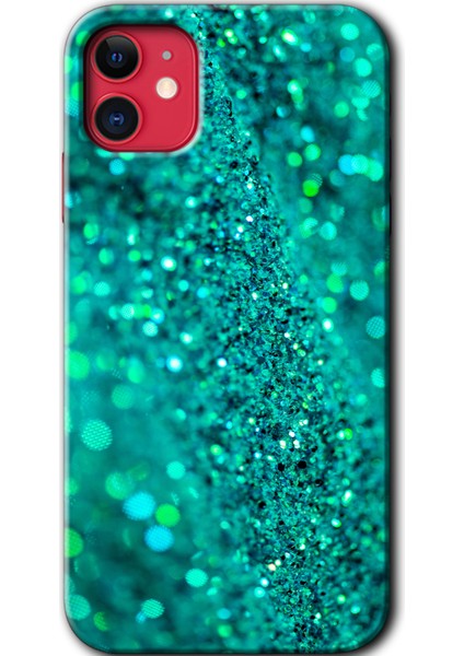 iPhone 11 Kılıf Hd Desen Baskılı Arka Kapak + Esnek Nano Cam - Diamonds