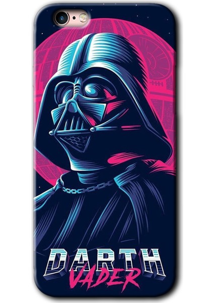 iPhone 6s Kılıf Hd Desen Baskılı Arka Kapak + Kırılmaz Cam - Darth Vader