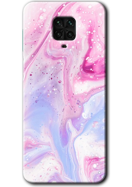 Redmi Note 9s Kılıf Hd Desen Baskılı Arka Kapak + Kırılmaz Cam - Kabarmış Leke