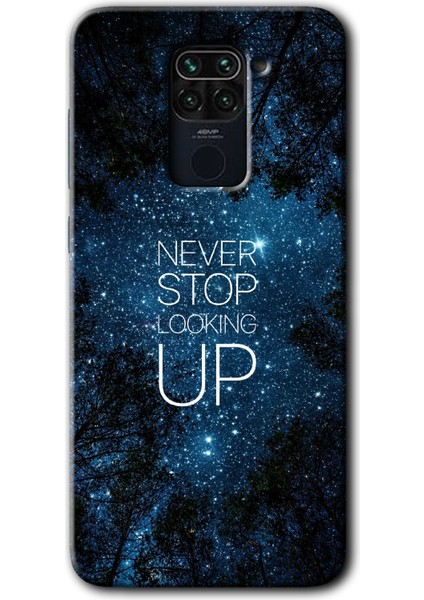 Redmi Note 9 Kılıf Hd Desen Baskılı Arka Kapak - Stars Wallpaper