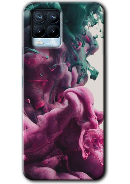 Realme 8 Pro Kılıf Hd Desen Baskılı Arka Kapak - Liquid Cloud