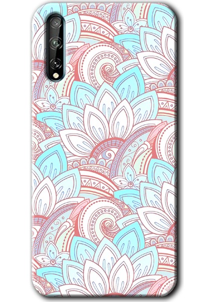 Huawei Y8P Kılıf Hd Desen Baskılı Arka Kapak - Çin Mandala 1