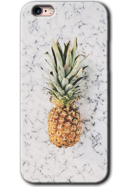 iPhone 6 Kılıf Hd Desen Baskılı Arka Kapak - Ananas