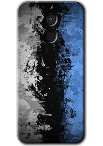General Mobile Gm 8 Kılıf Hd Desen Baskılı Arka Kapak + Esnek Nano Cam - Abstract Wallpaper