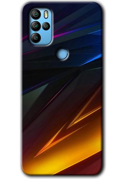 General Mobile Gm 21 Pro Kılıf Hd Desen Baskılı Arka Kapak + Kırılmaz Cam - Stranger Lines