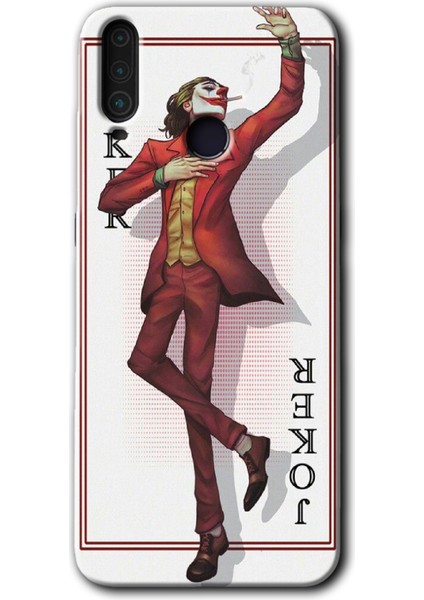 General Mobile Gm 10 Kılıf Hd Desen Baskılı Arka Kapak + Kırılmaz Cam - Joker Iskambil