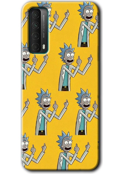 Huawei P Smart 2021 Kılıf Hd Desen Baskılı Arka Kapak - Rick Felsefesi