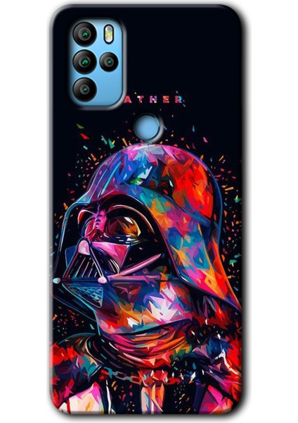 General Mobile Gm 21 Pro Kılıf Hd Desen Baskılı Arka Kapak + Kırılmaz Cam - Father Vader