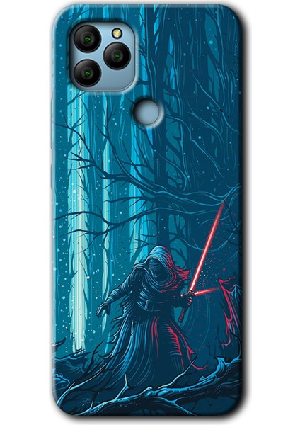 General Mobile Gm 21 Kılıf Hd Desen Baskılı Arka Kapak + Kırılmaz Cam - Jedi