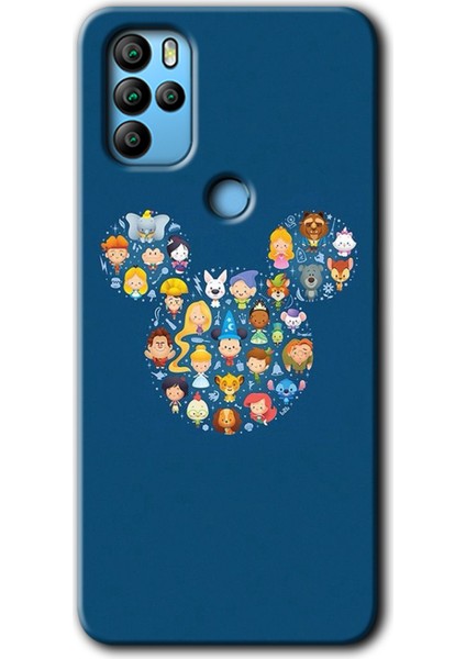 General Mobile Gm 21 Pro Kılıf Hd Desen Baskılı Arka Kapak + Kırılmaz Cam - Mickey