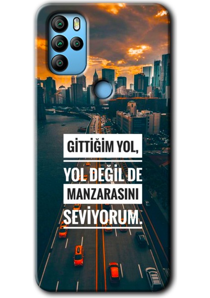 General Mobile Gm 21 Pro Kılıf Hd Desen Baskılı Arka Kapak + Kırılmaz Cam - Manzara Seviyorum