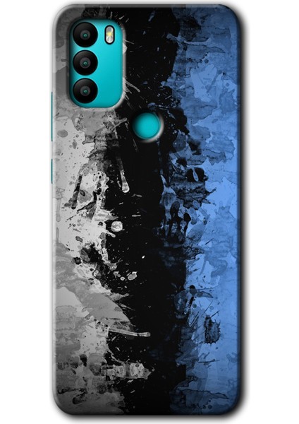 General Mobile Gm 21 Plus Kılıf Hd Desen Baskılı Arka Kapak + Kırılmaz Cam - Abstract Wallpaper