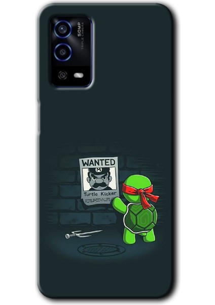 Oppo A55 Kılıf Hd Desen Baskılı Arka Kapak - Kaplumbağa Avcısı