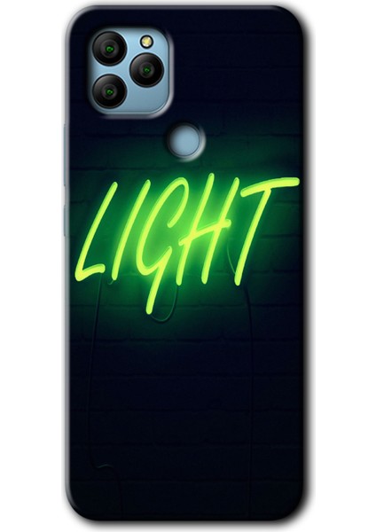 General Mobile Gm 22 Plus Kılıf Hd Desen Baskılı Arka Kapak - Neon Inscription