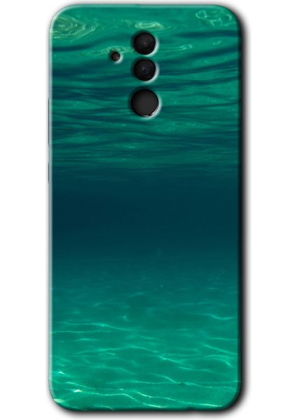 Huawei Mate 20 Lite Kılıf Hd Desen Baskılı Arka Kapak - Derin Deniz