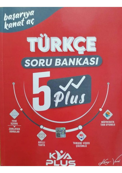 Plus 5.Sınıf Türkçe Soru Bankası Kırmızı Seri 5.Sınıf