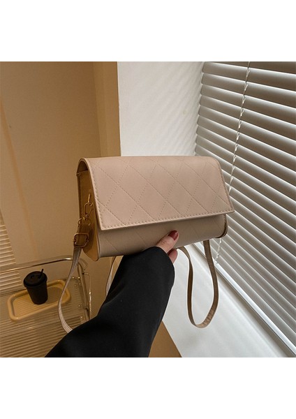 Düz Renk Omuz Çapraz Askılı Çanta (Yurt Dışından)