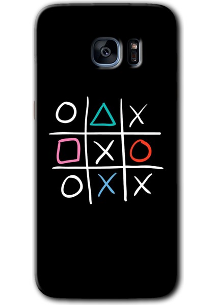 Galaxy S7 Edge Kılıf Hd Desen Baskılı Arka Kapak + Kırılmaz Cam - Sauce