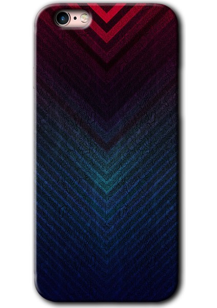 Apple iPhone 6s Plus Kılıf Hd Desen Baskılı Arka Kapak + Kırılmaz Cam - Abstract 4