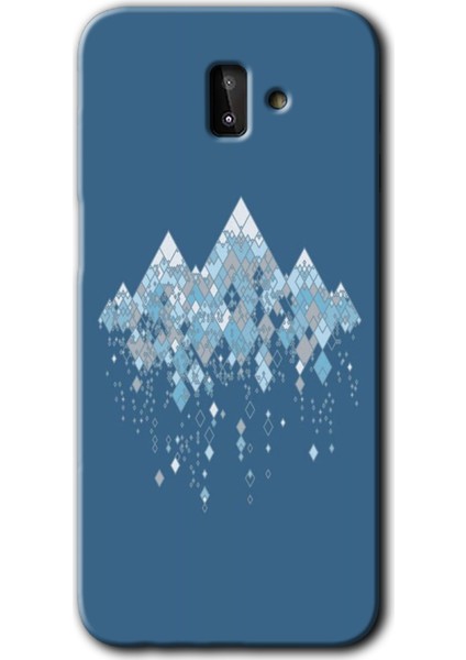 Galaxy J8 Kılıf Hd Desen Baskılı Arka Kapak + Kırılmaz Cam - Iceberg